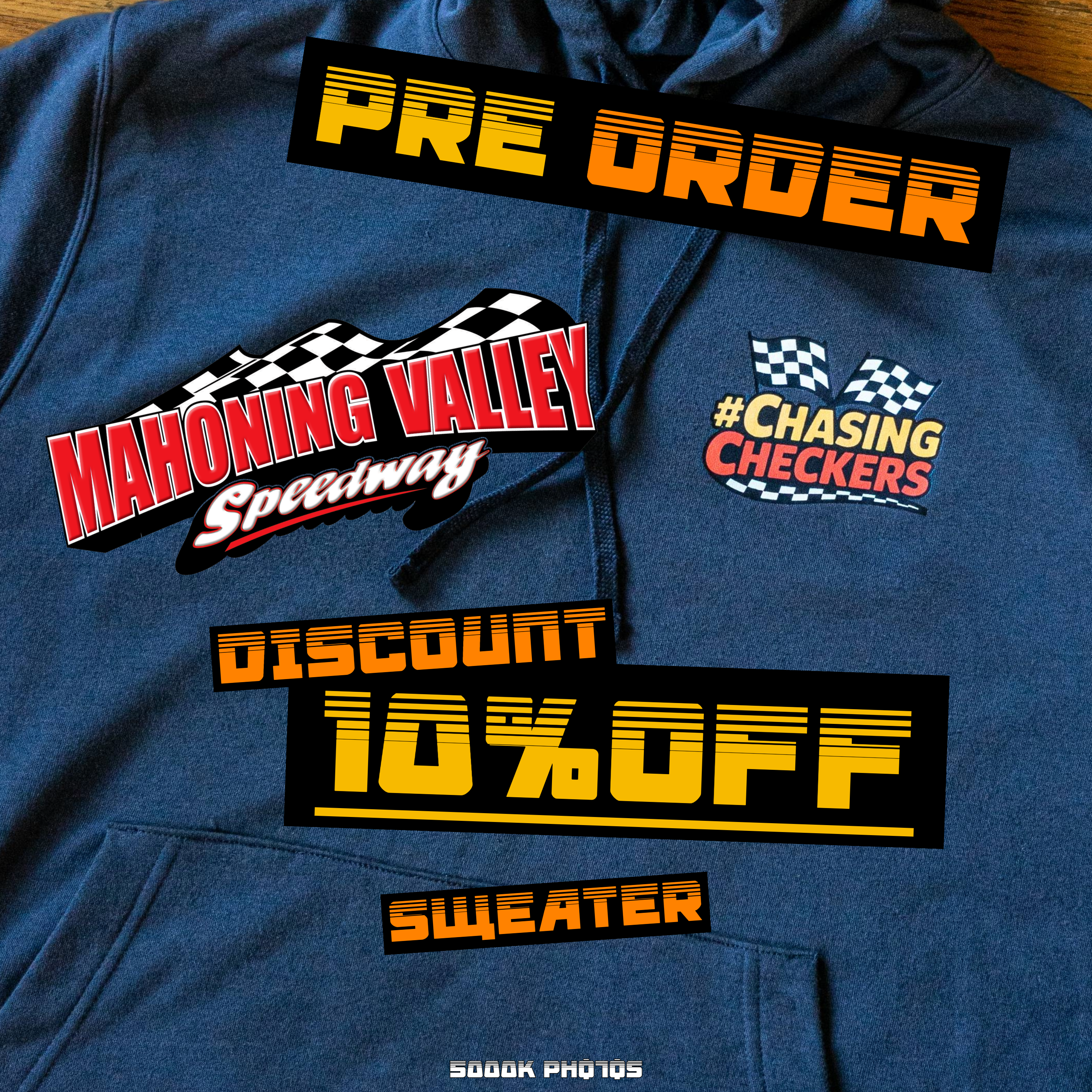 Chasing Checkers: Mahoning Valley Speedway Hoodie PRE-SALE